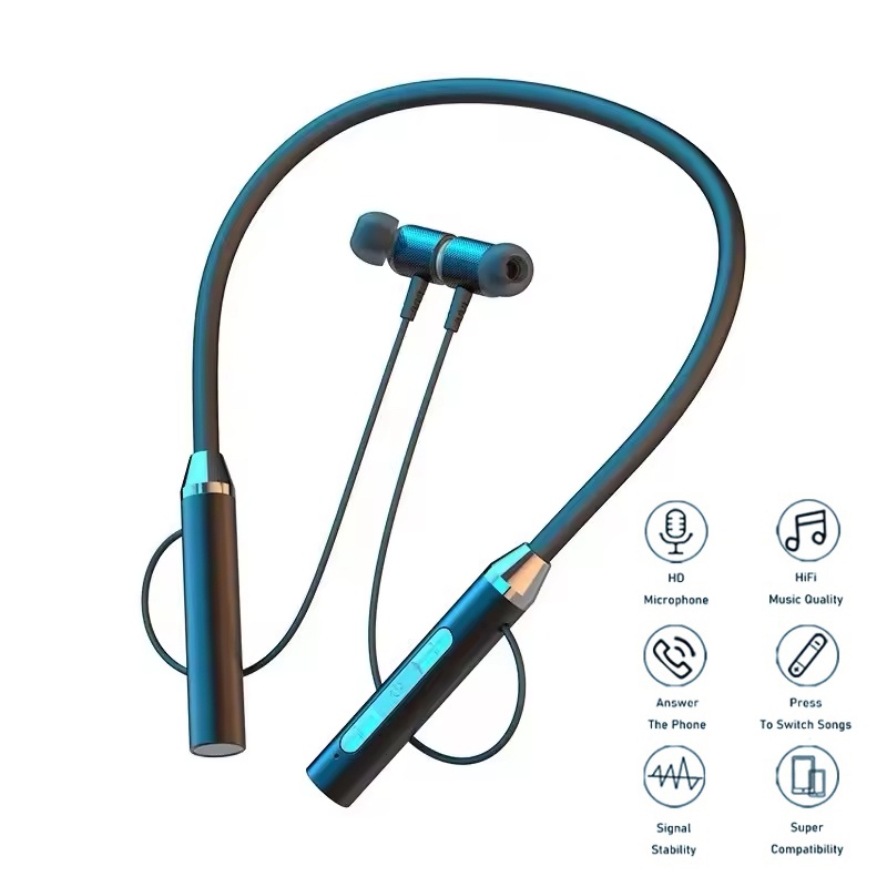 Earphone Bluetooth Nirkabel He - Cat Ear Bluetooth Headset Led ulasan dan harga
