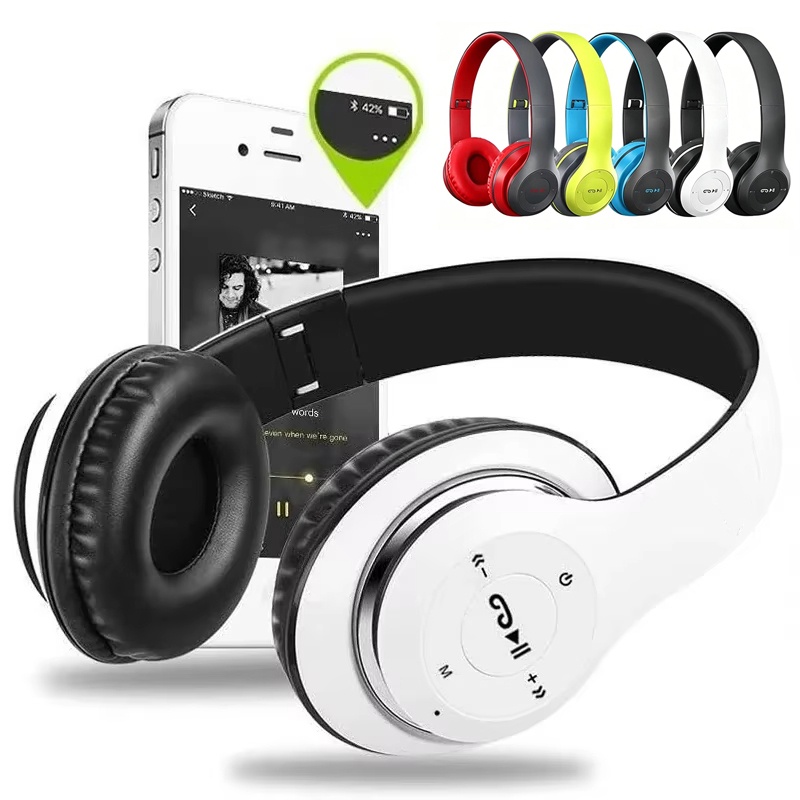 Headset Nirkabel Bluetooth 5.0 - Anc Wireless Over Ear Headphones ulasan dan harga