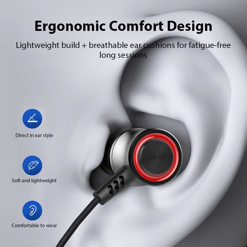 Headphone Kabel USB Tipe C Unt - Type C Wired Earphones With Mic ulasan dan harga