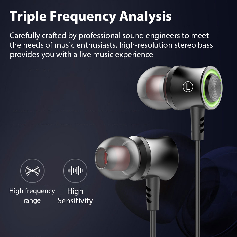 Headphone Kabel USB Tipe C Unt - Type C Wired Earphones With Mic ulasan dan harga