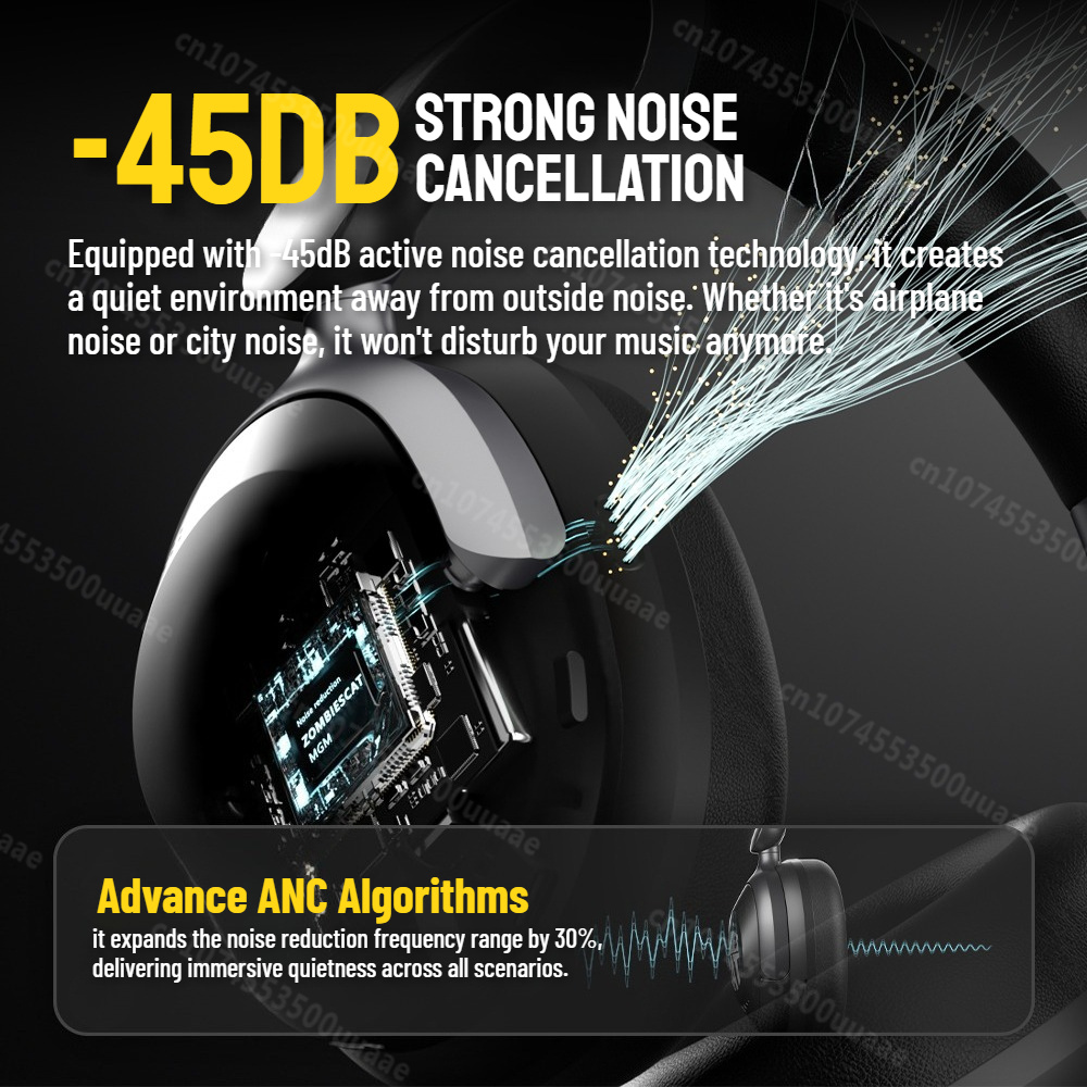 Zombies Cat S10 ANC Bluetooth  - Anc Wireless Over Ear Headphones ulasan dan harga