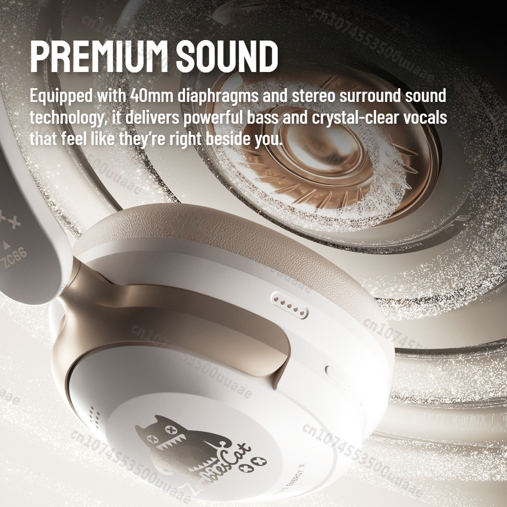 Zombies Cat S10 ANC Bluetooth  - Anc Wireless Over Ear Headphones ulasan dan harga
