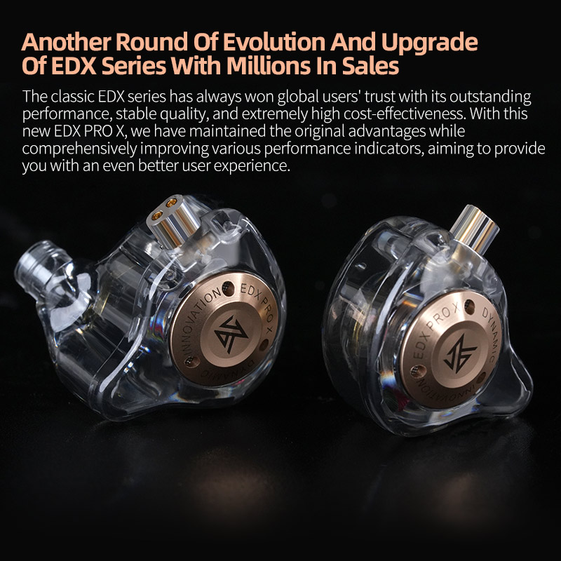 KZ EDX Pro X headphone berkend - In Ear Monitors For Singers ulasan dan harga