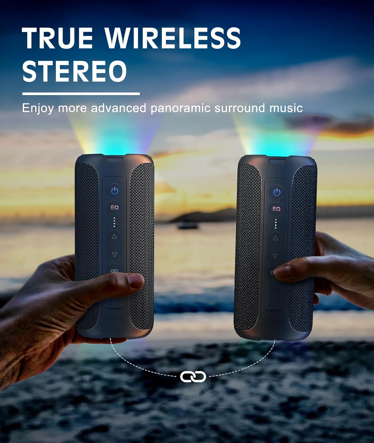 Ortiza Speaker Bluetooth nirka - Portable Bluetooth Speaker Waterproof Ipx7 ulasan dan harga
