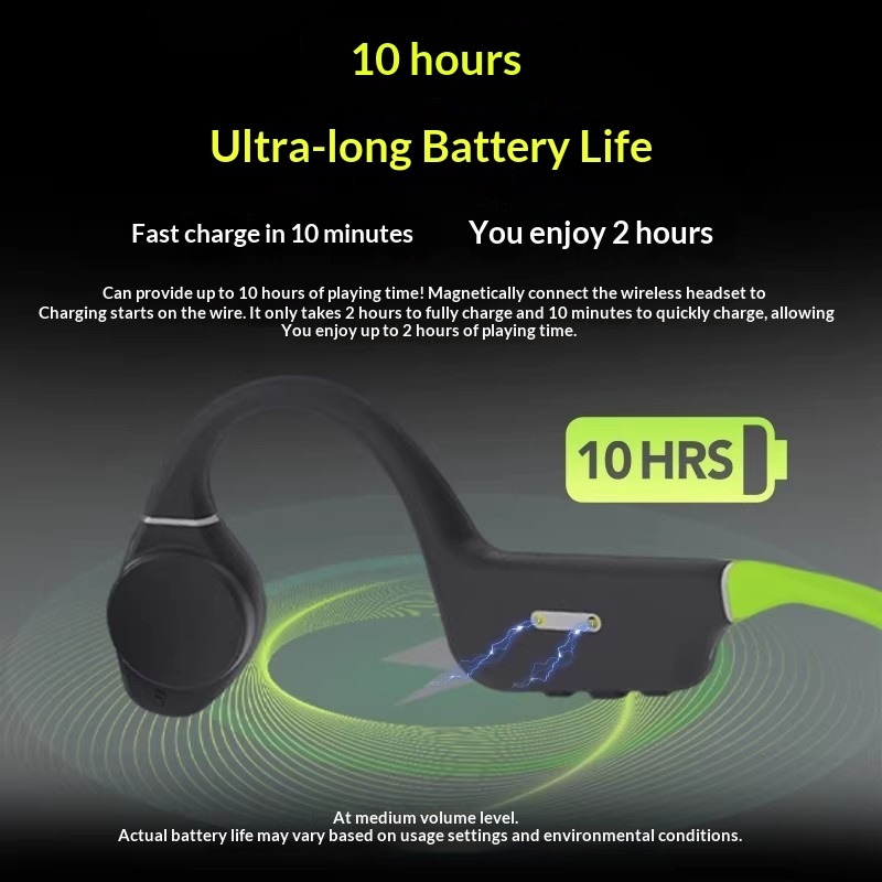 Earphone Konduksi Tulang Anti  - Bone Conduction Running Headphones ulasan dan harga