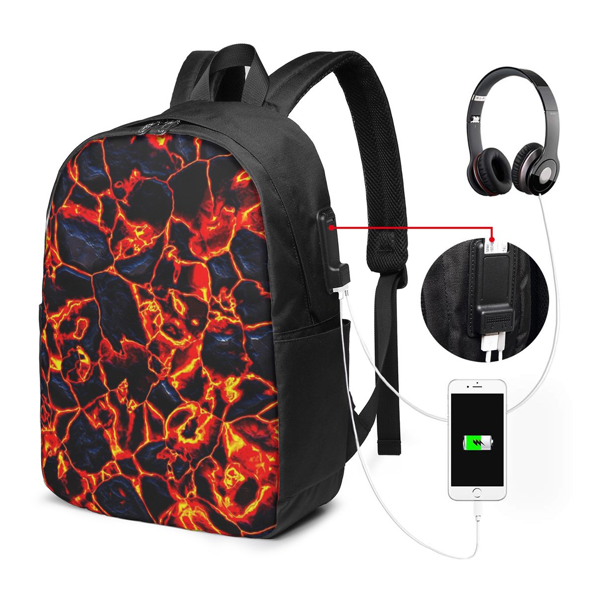 Tas Ransel Magma Volcano Lava  - Laptops ulasan dan harga