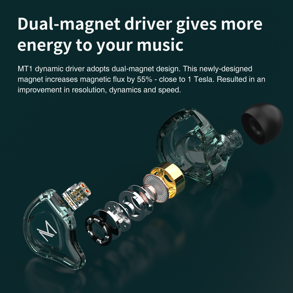 TRN MT1 Earphone In-Ear Monito - Type C Wired Earphones With Mic ulasan dan harga