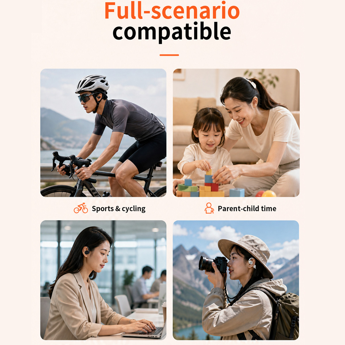 Headset Konduksi Tulang dengan - Bone Conduction Running Headphones ulasan dan harga