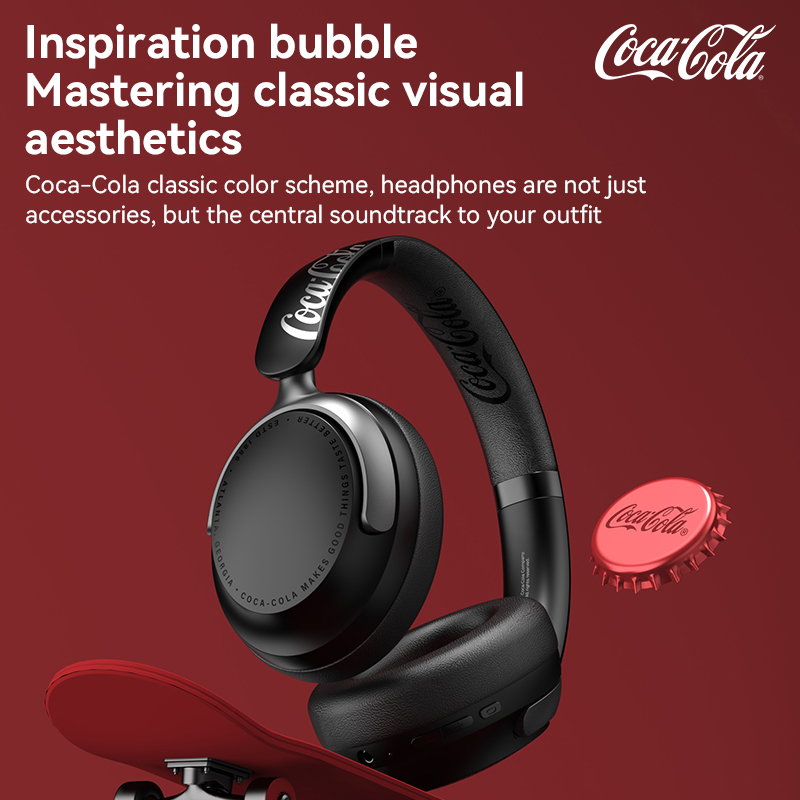 Coca‑Cola T-68Lite Headphone O - Anc Wireless Over Ear Headphones ulasan dan harga