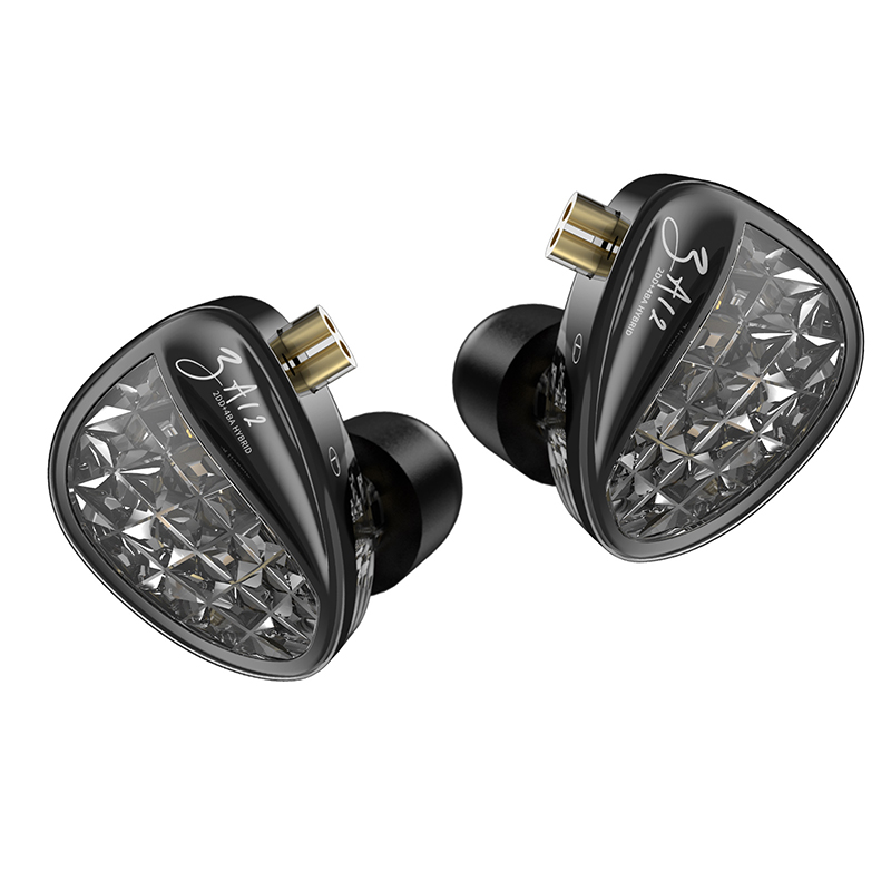 KZ ZA12 earphone Hybrid, Heads - Planar Magnetic Iem Earphones ulasan dan harga