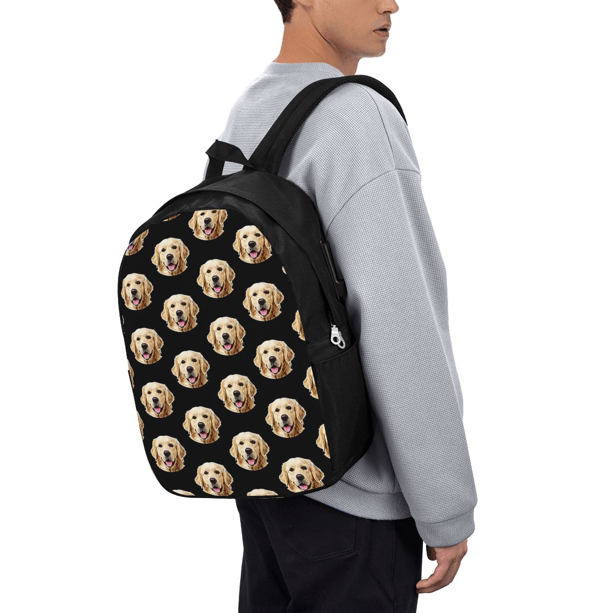 Tas Ransel Potret Wajah Golden - Laptops ulasan dan harga