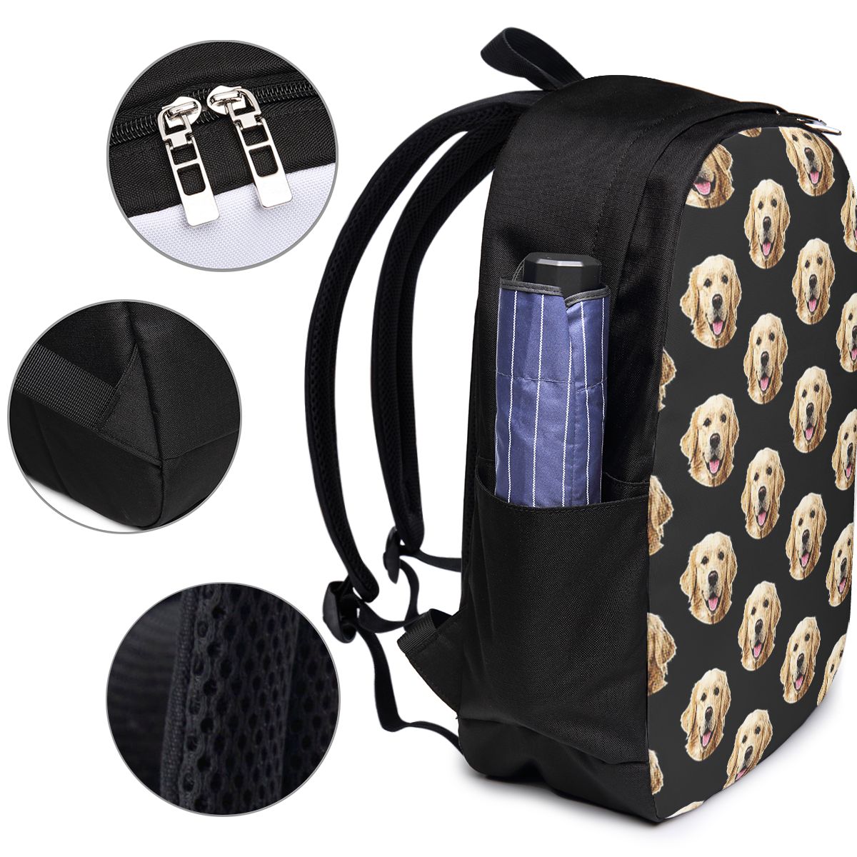 Tas Ransel Potret Wajah Golden - Laptops ulasan dan harga