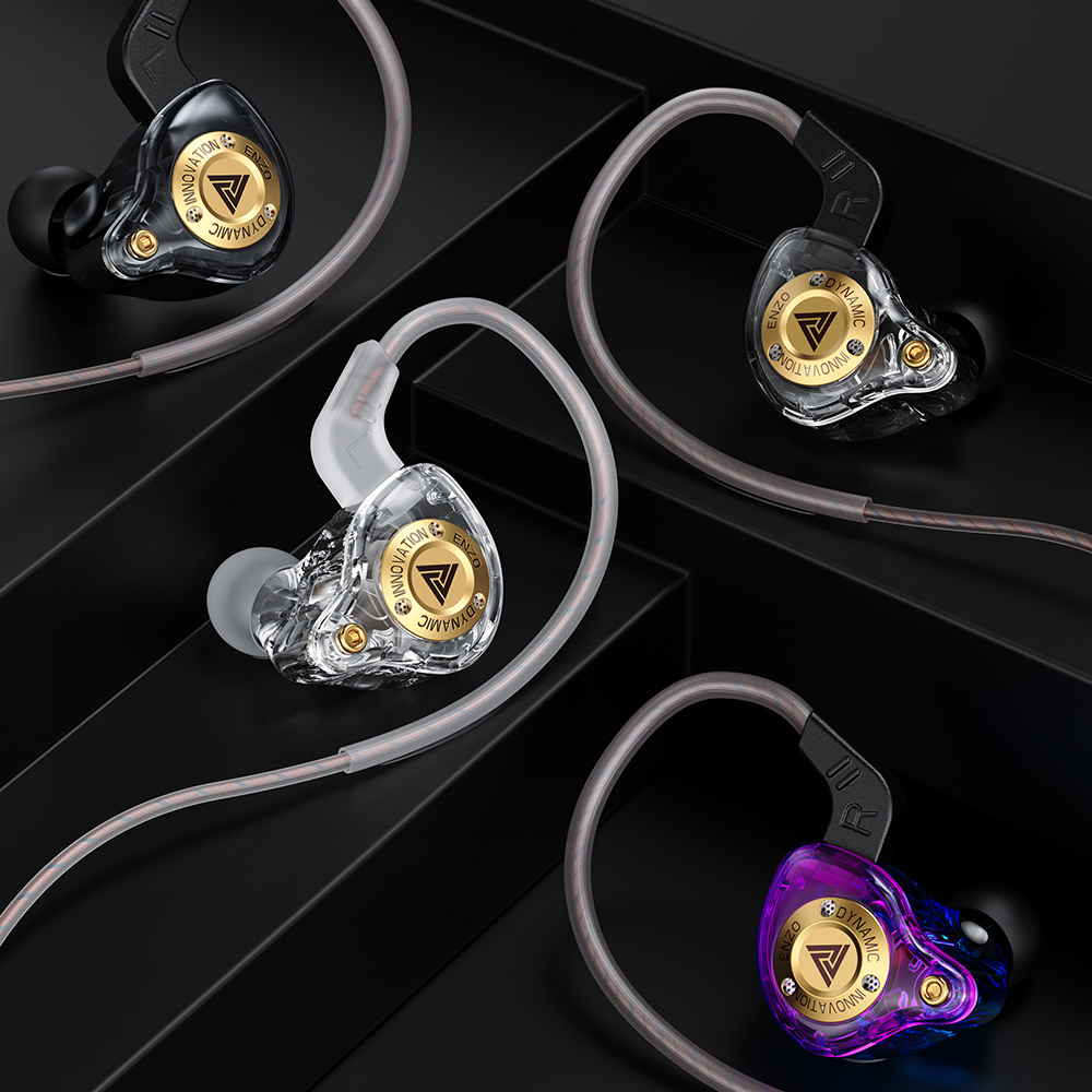 QKZ 15D Earphone Drive Dinamis - In Ear Monitors For Singers ulasan dan harga