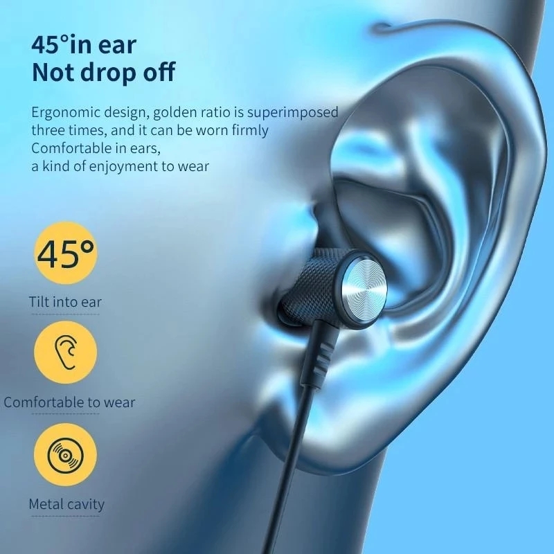 Headphone Nirkabel Bluetooth 5 - Magnetic Neckband Sports Earphones ulasan dan harga