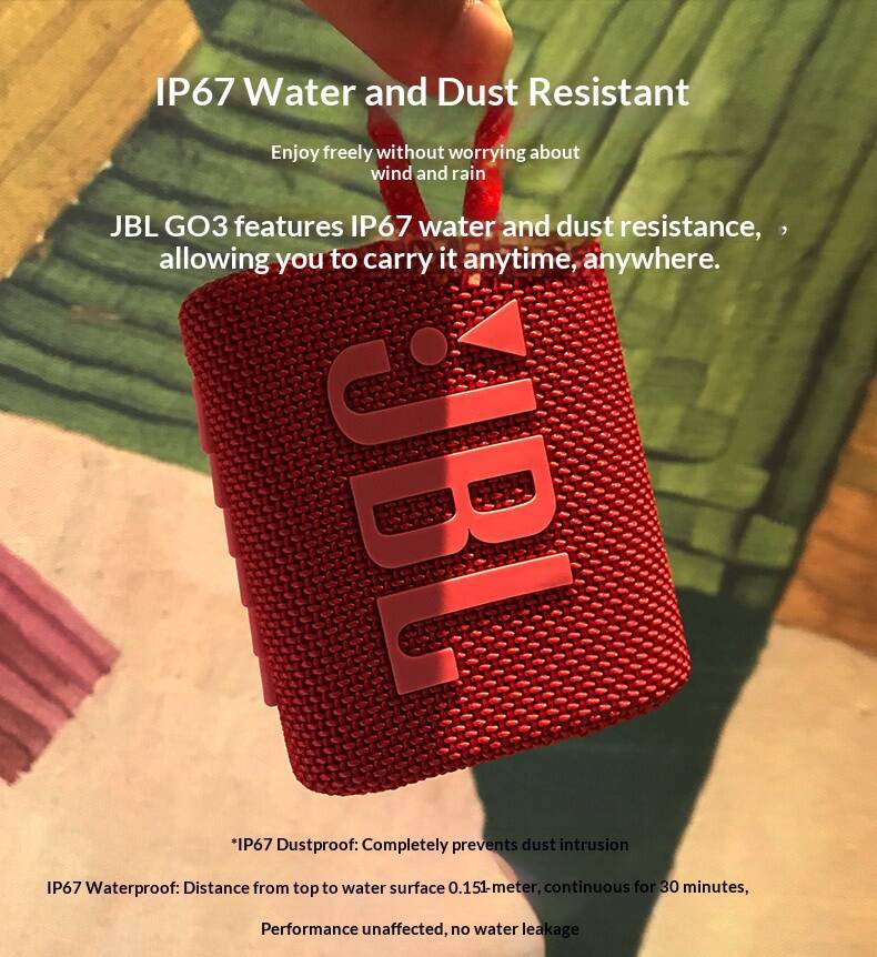 Beach Home Box JBL GO3 Speaker - Portable Bluetooth Speaker Waterproof Ipx7 ulasan dan harga