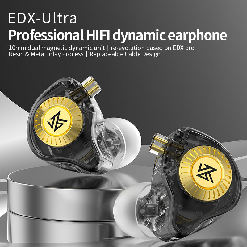KZ EDX-Headset Hi-fi Ultra Ber - In Ear Monitors For Singers ulasan dan harga