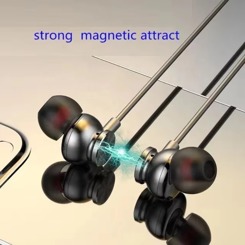 Headphone Sport Neckband Stere - Magnetic Neckband Sports Earphones ulasan dan harga